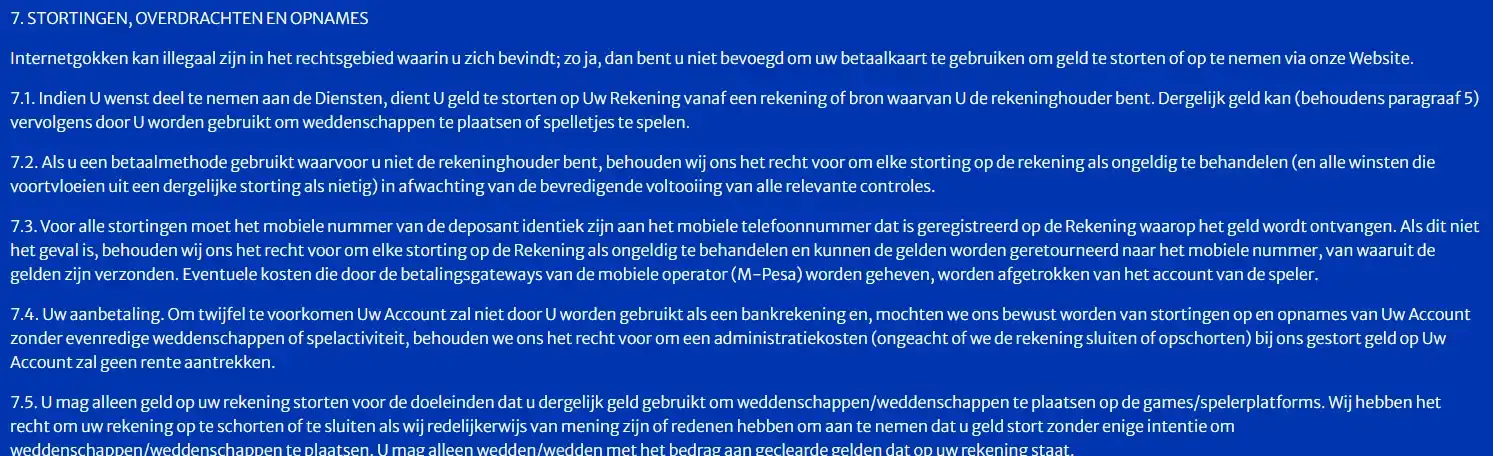 Samiland betaalgedeelte met kaartbetalingen en verschillende digitale betaalopties